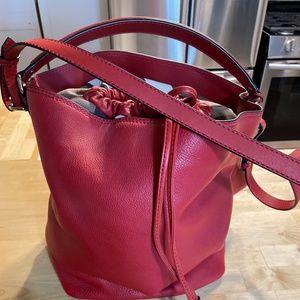 BF Sale! Red Burberry Ashby Hobo 24 hr